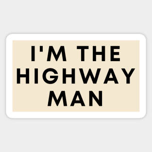 Highway Man Sticker